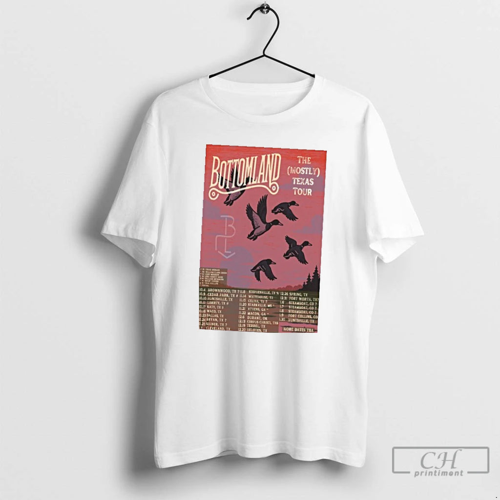 Classic Bottomland The Mostly Texas Tour 2025 T Shirts