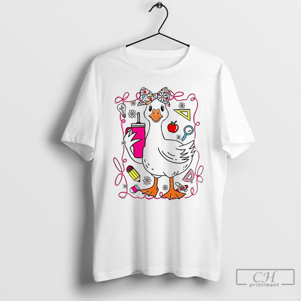 Classic Brooke And Bear Back To School Goose T Shirts Hoodie Longsleeve