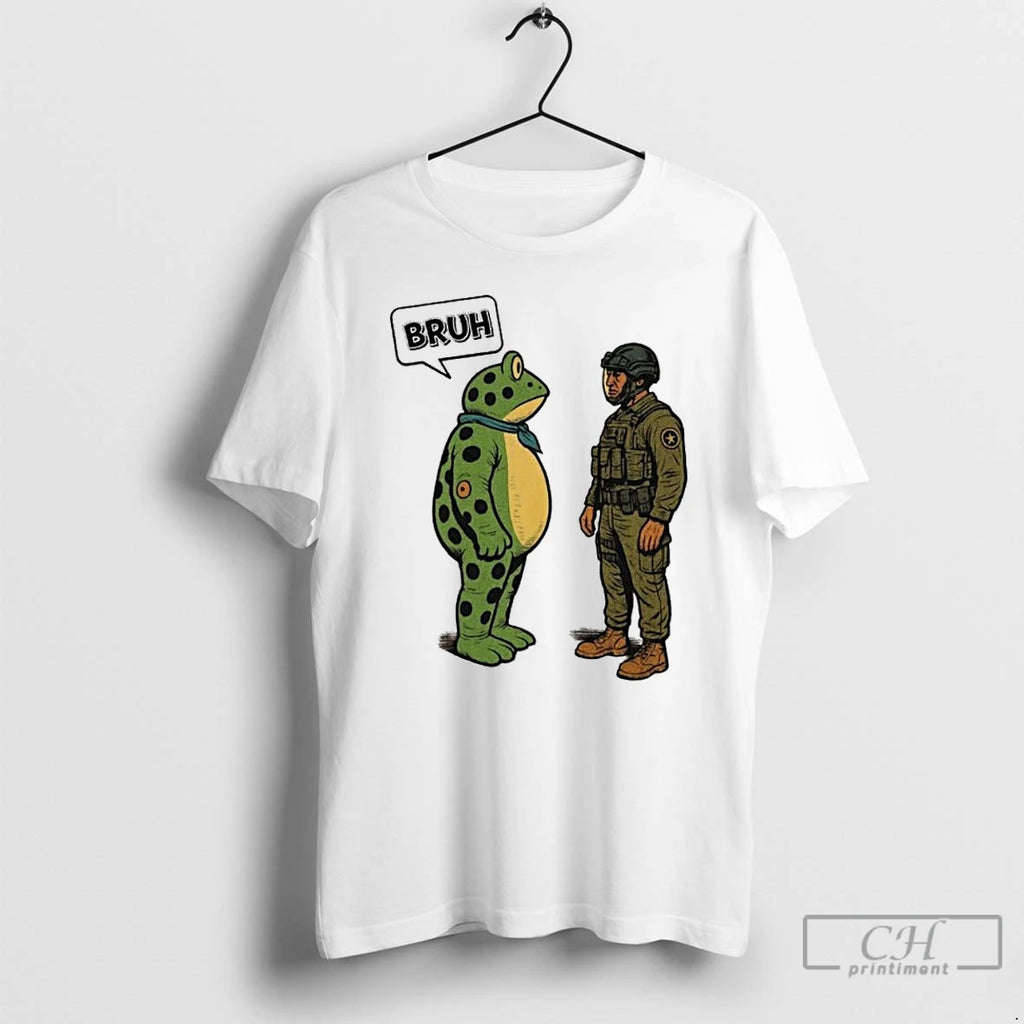 Classic Bruh Portland Frog Protest T Shirts