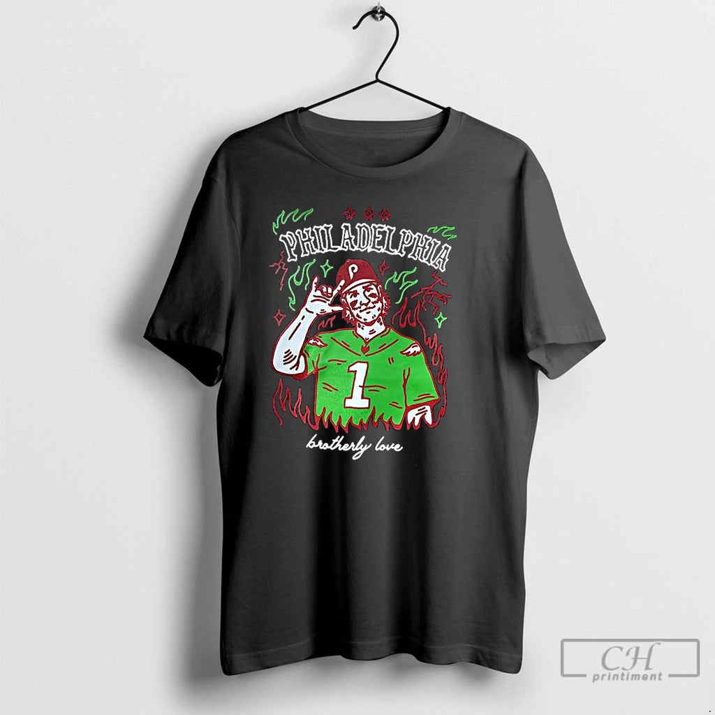 Classic Bryce Harper Philadelphia Phillies Baseball Brotherly Love T Shirts Hoodie Longsleeve