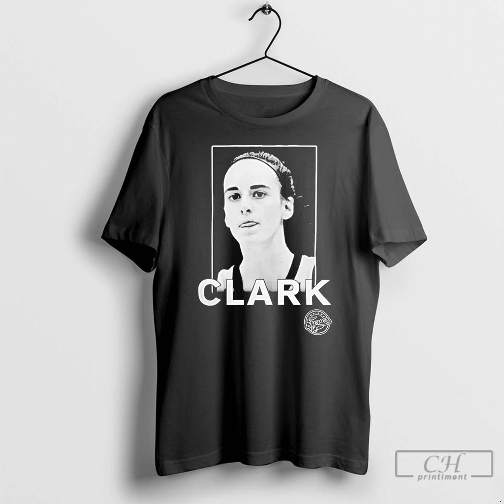 Classic Caitlin Clark Indiana Fever Black Player Mic T Shirts Hoodie Longsleeve