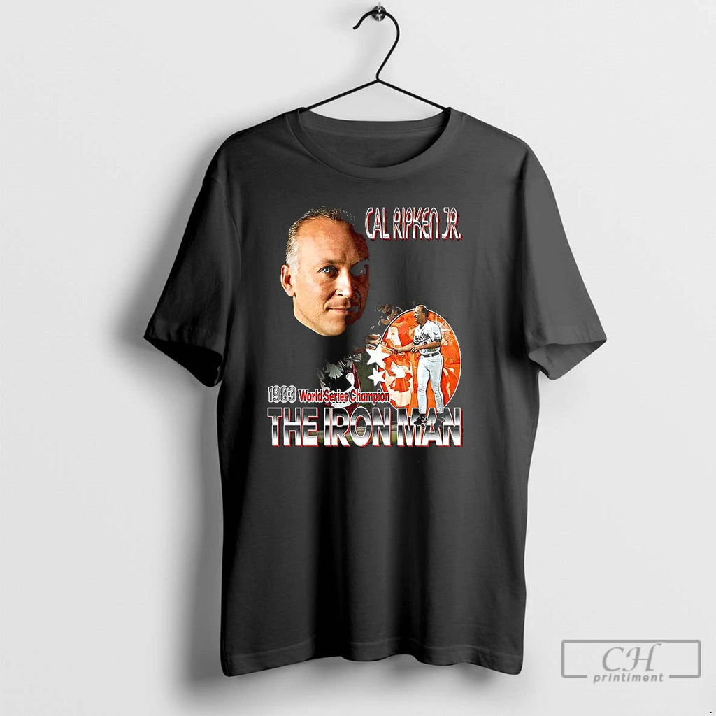 Classic Cal Ripken Jr 1983 World Series Champion The Iron Man T Shirts