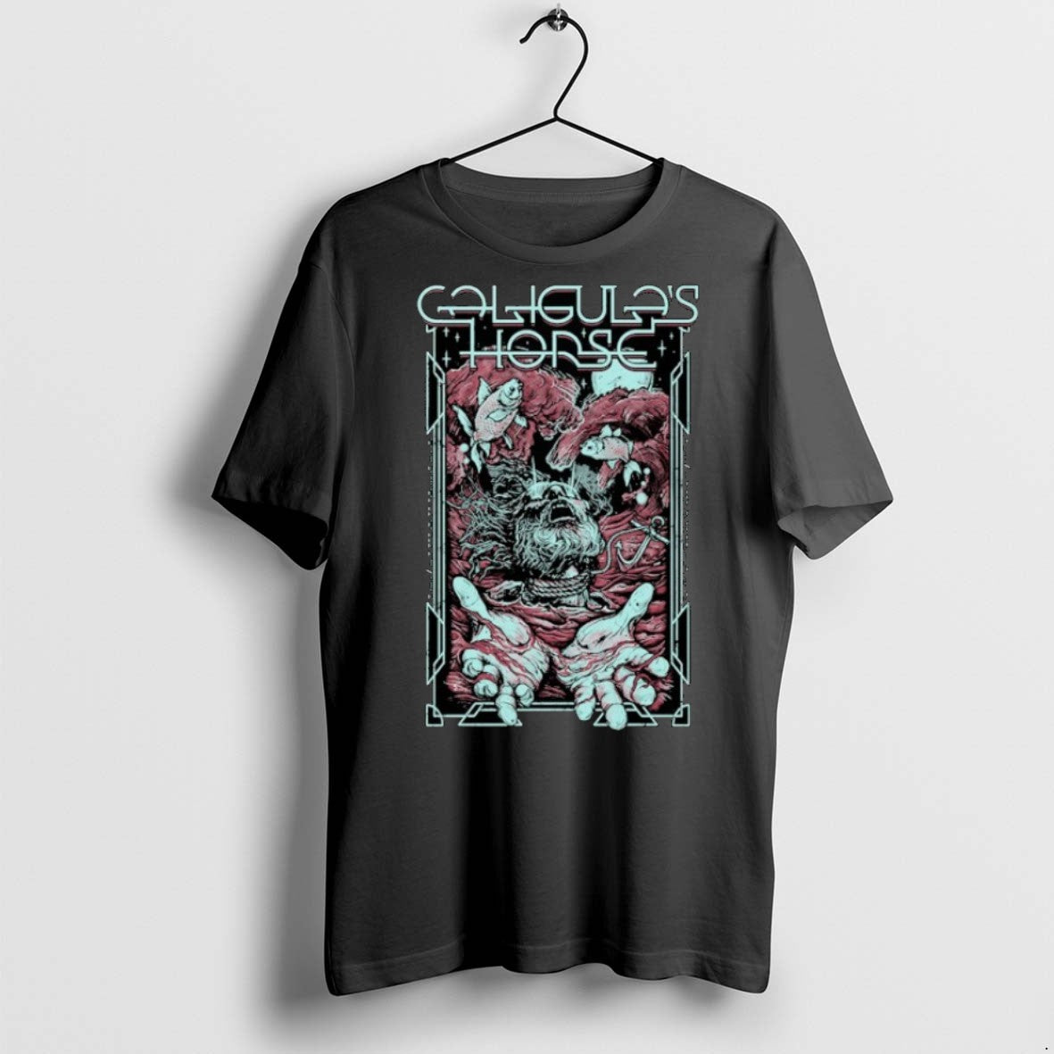 Classic Caligulas Horse The Stormchaser Hands T Shirts