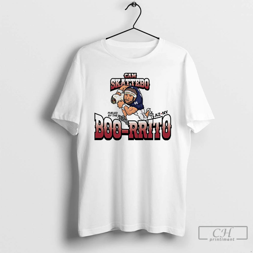 Classic Cam Skattebo Fueled By The Boorrito T Shirts
