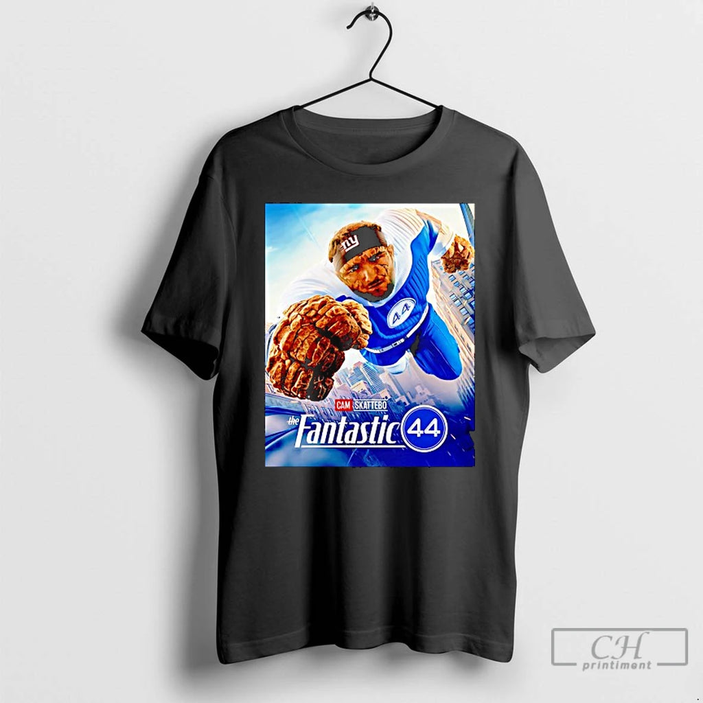 Classic Cam Skattebo The Fantastic 44 New York Giants T Shirts