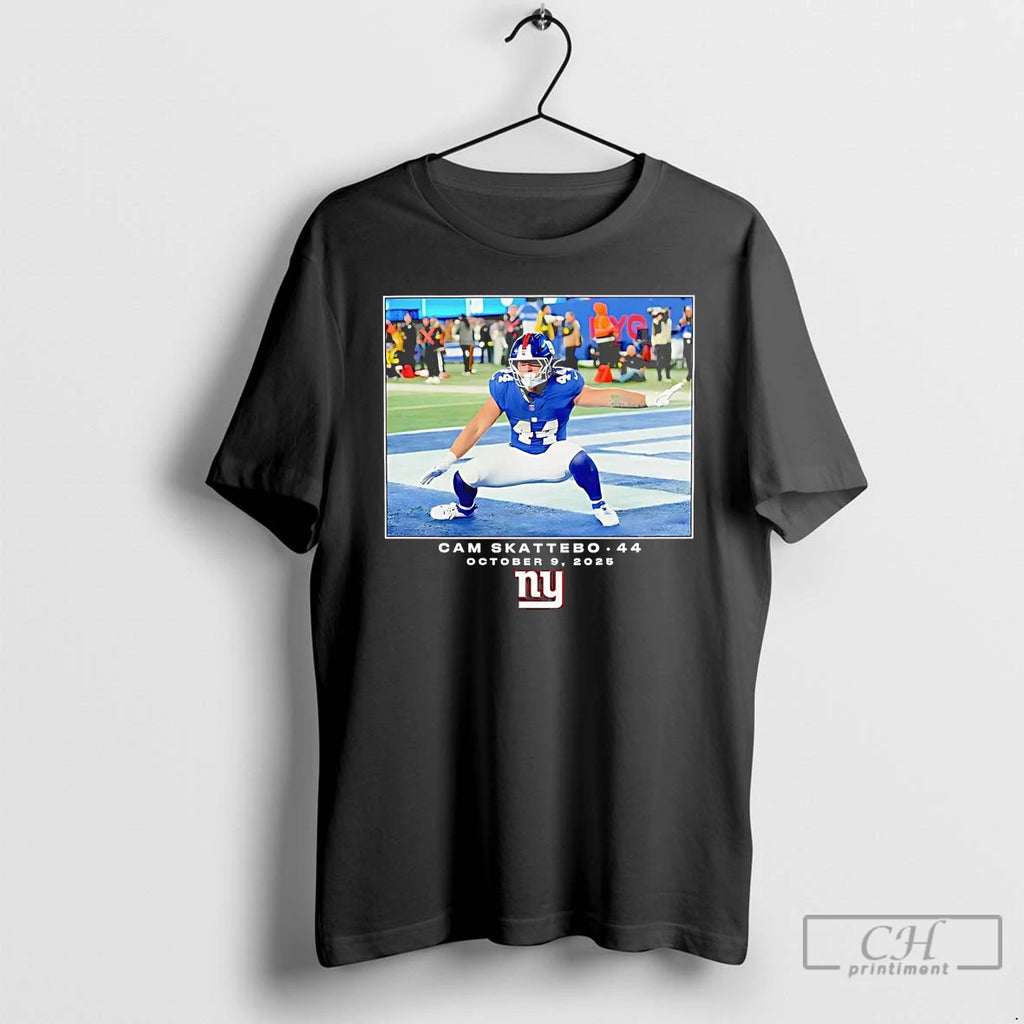 Classic Cam Skattebo Photo Week 6 New York Giants T Shirts