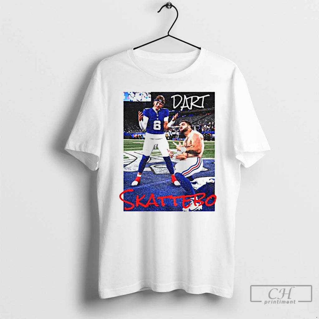 Classic Cameron Skattebo X Jaxson Dart Graphic T Shirts
