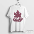 Classic Canada Leaf Olympic Look From The 1928s Mens White Tee T Shirts