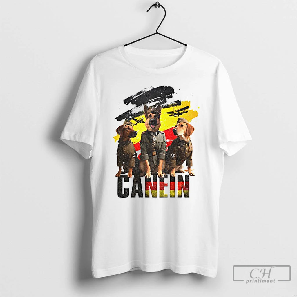 Classic Canine Canein German Shepherd Dog T Shirts