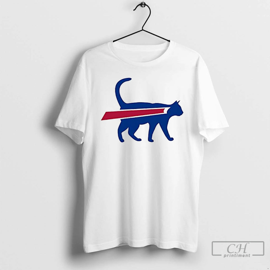 Classic Cat Mafia X Buffallo Bills Baseball Logo T Shirts Hoodie Longsleeve
