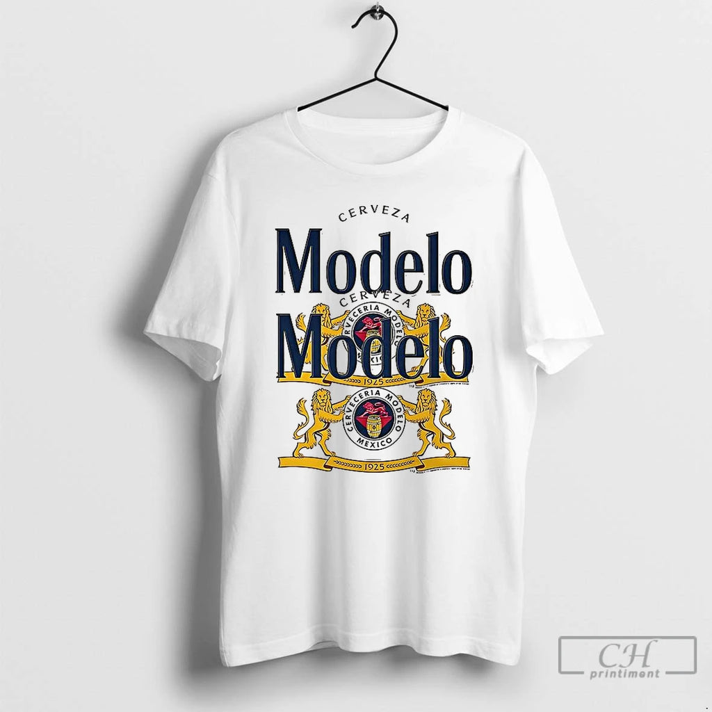 Classic Cerveza Modelo Mexico Est 1925 Especial Can Label Overlapping T Shirts Hoodie Longsleeve