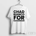 Classic Chad Bianco For Governor Mens White Tee T Shirts