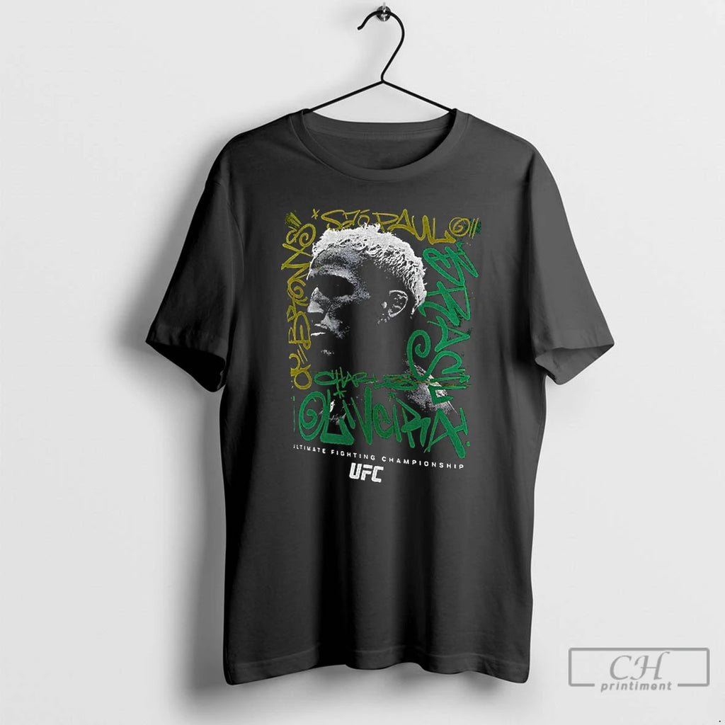 Classic Charles Oliveira Ufc Headspace Champions Vintage T Shirts