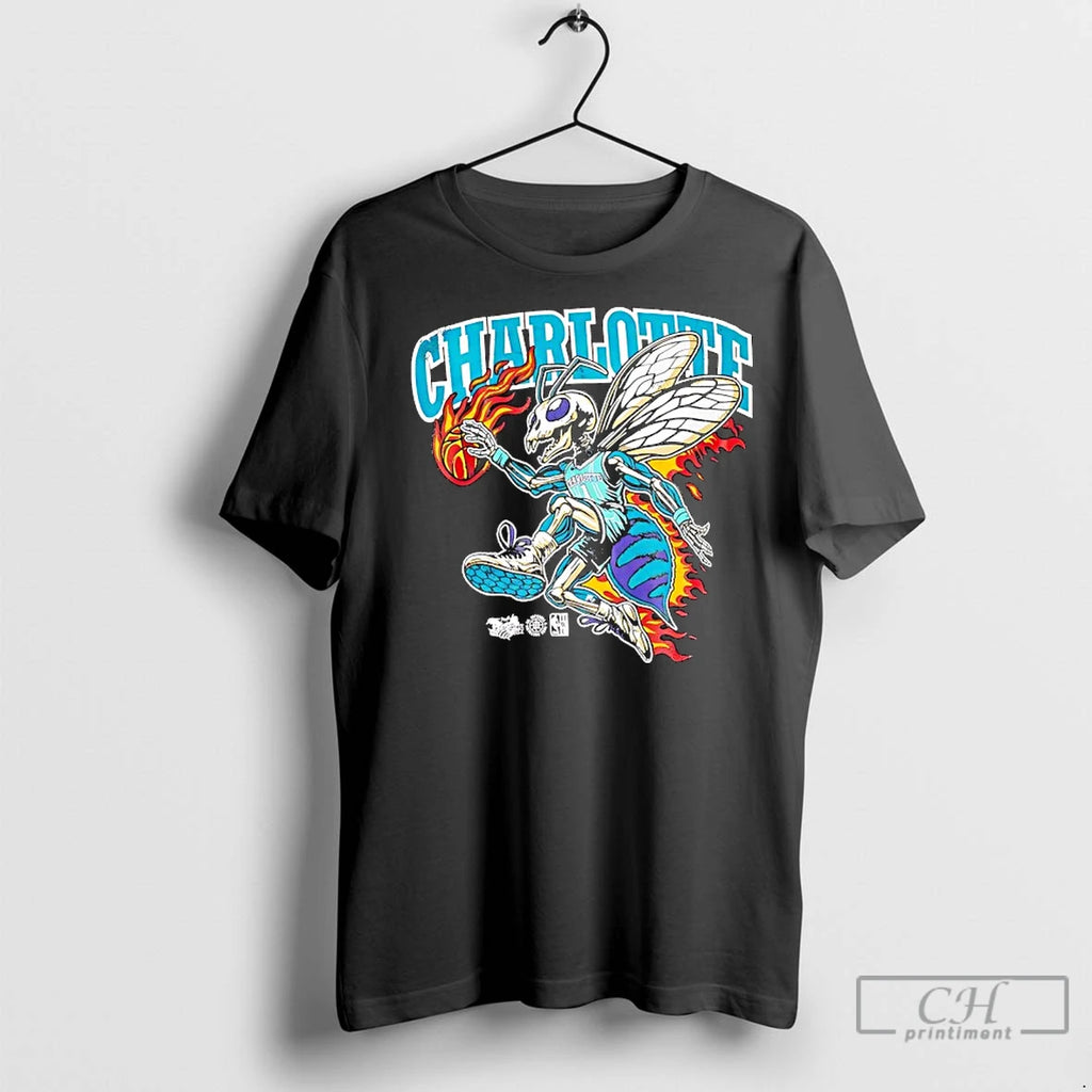 Classic Charlotte Hornets On Fire
