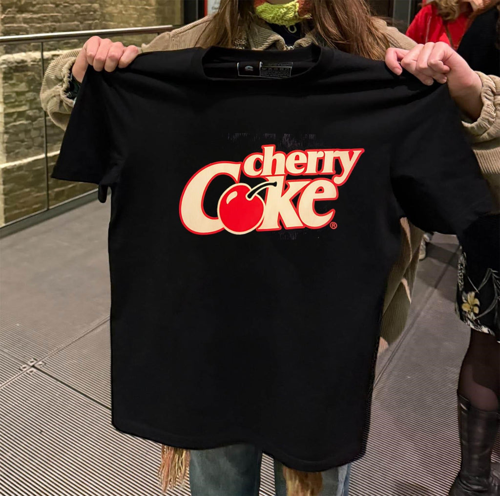 Classic Cherry Coke Red Fruit Logo shirt