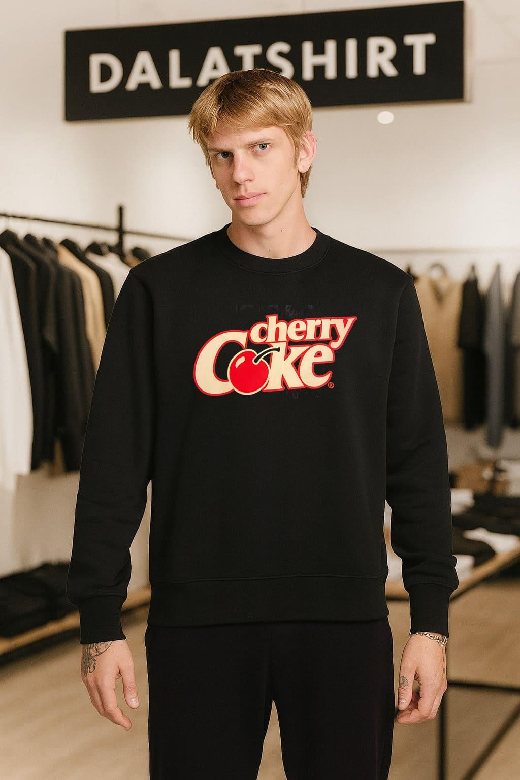 Classic Cherry Coke Red Fruit Logo shirt