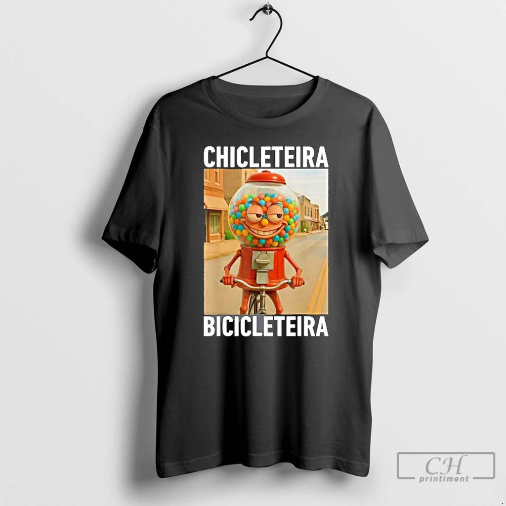 Classic Chicleteira Bicicleteira Italian Brainrot Meme T Shirts Hoodie Longsleeve