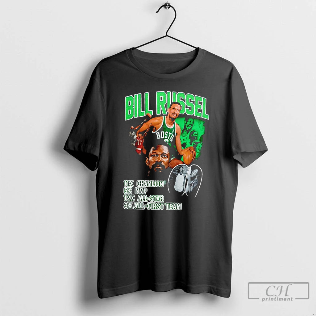 Classic Christian Gonzalez Bill Russell T Shirts Hoodie Longsleeve