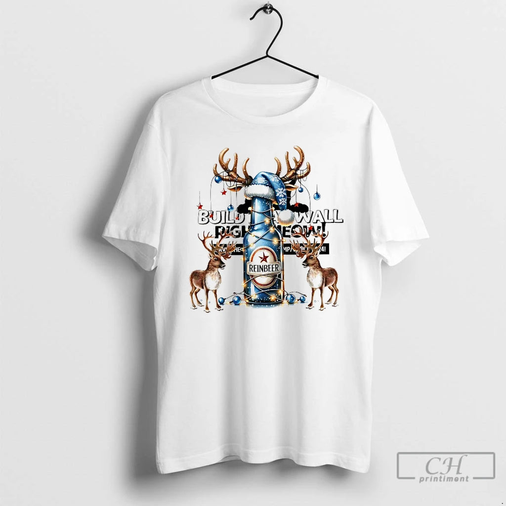 Classic Christmas Reindeer Beer T Shirts