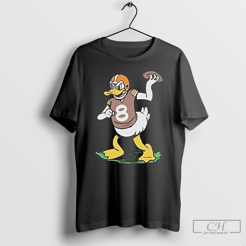 Classic Cleveland Duck Qb Long Sleve T Shirts Hoodie Longsleeve