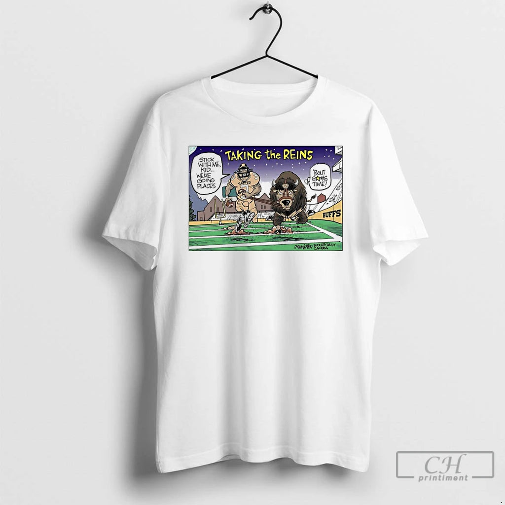 Classic Colorado Buffaloes Taking The Reins Mascot T Shirts Hoodie Longsleeve