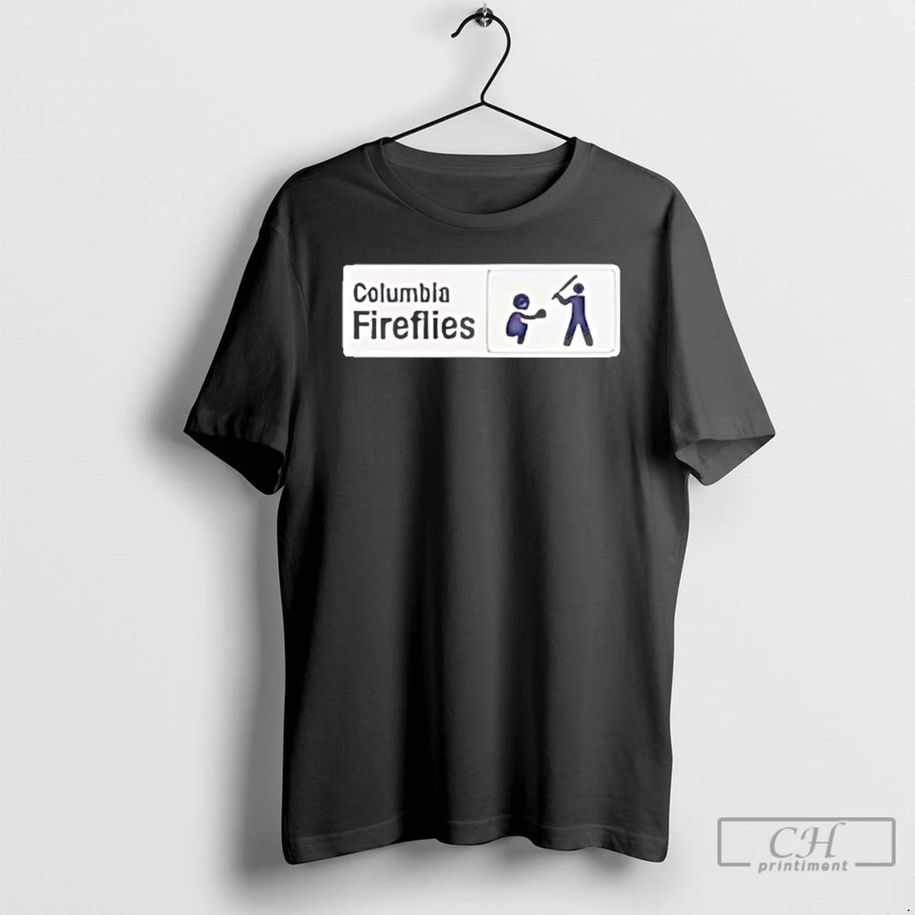 Classic Columbia Fireflies Office Sign T Shirts