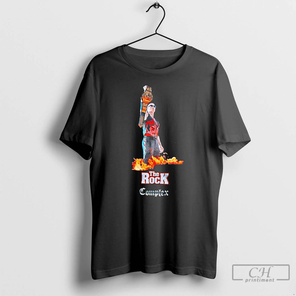 Classic Complex Black The Rock Boxy Bring It T Shirts Hoodie Longsleeve