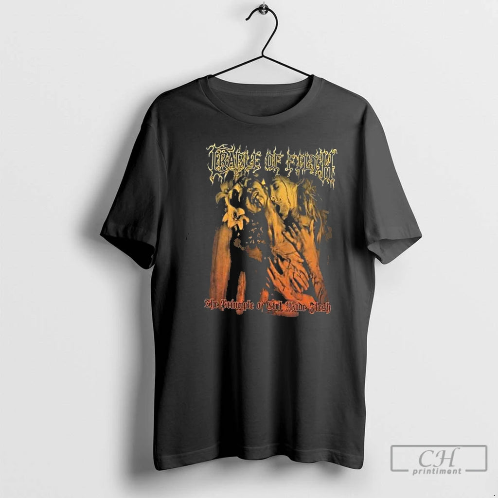 Classic Cradle Of Filth Cradle Of Filth Principle Gradient Faded T Shirts
