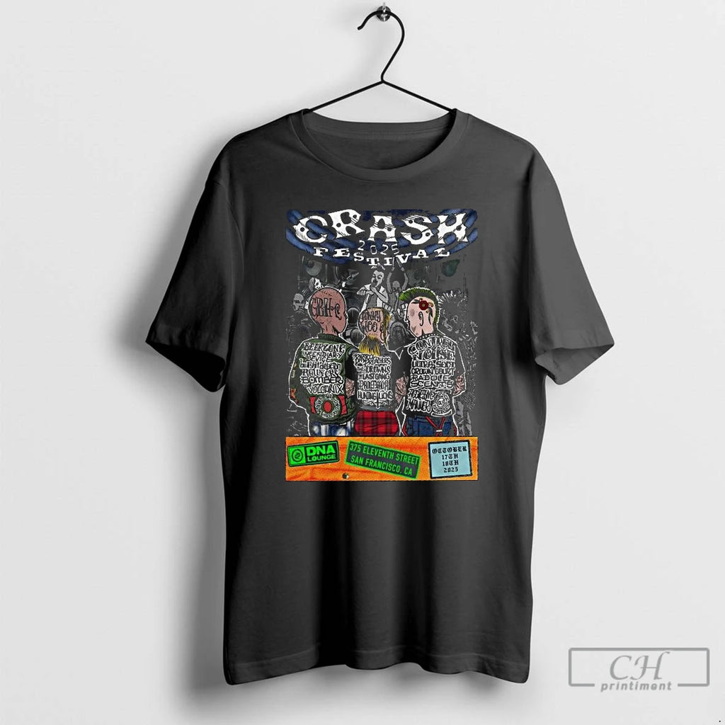 Classic Crash Festival October 17 18 2025 Dna Lounge In San Francisco Ca Long Sleve