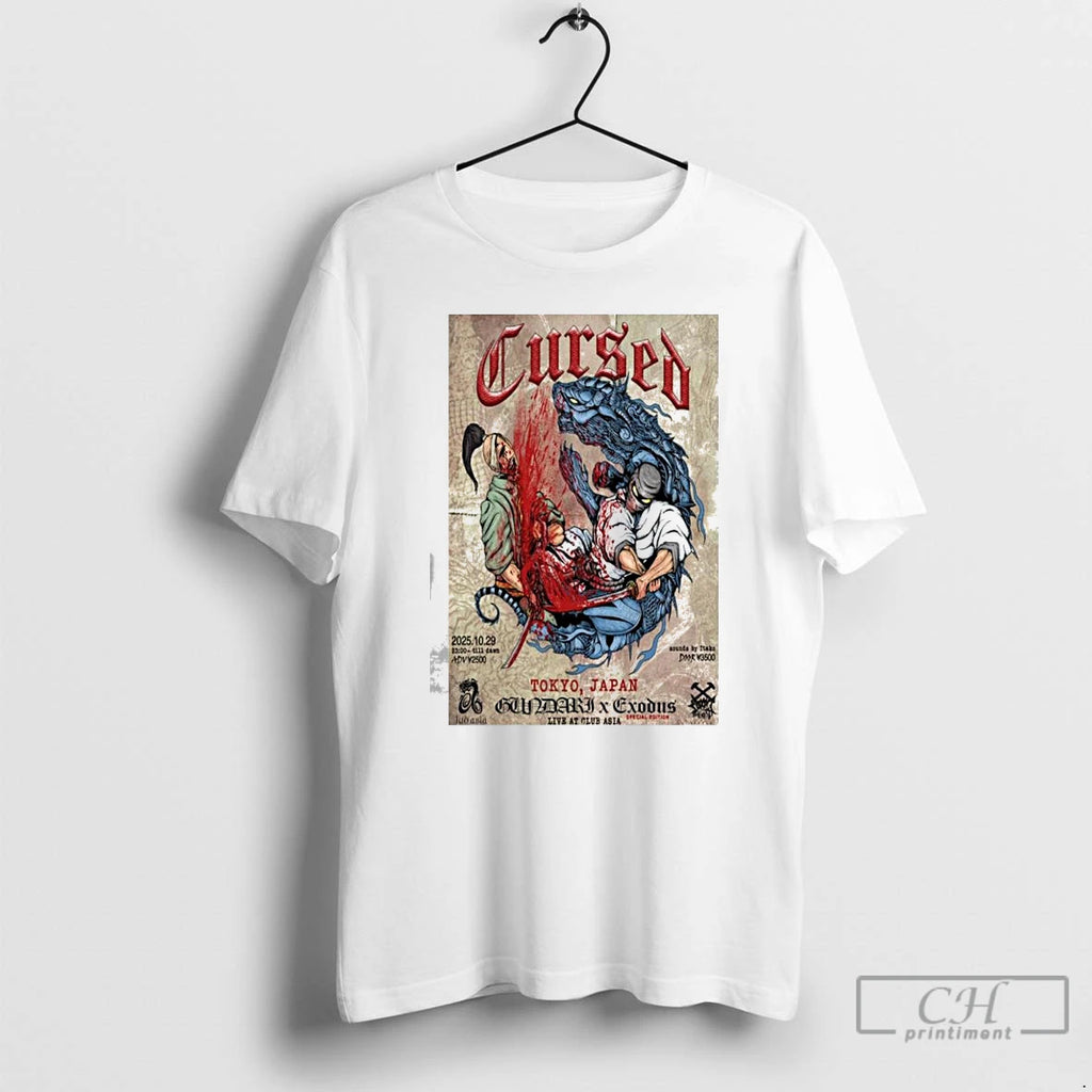Classic Cursed Tokyo Japan October 29 2025 Concert T Shirts Hoodie Longsleeve