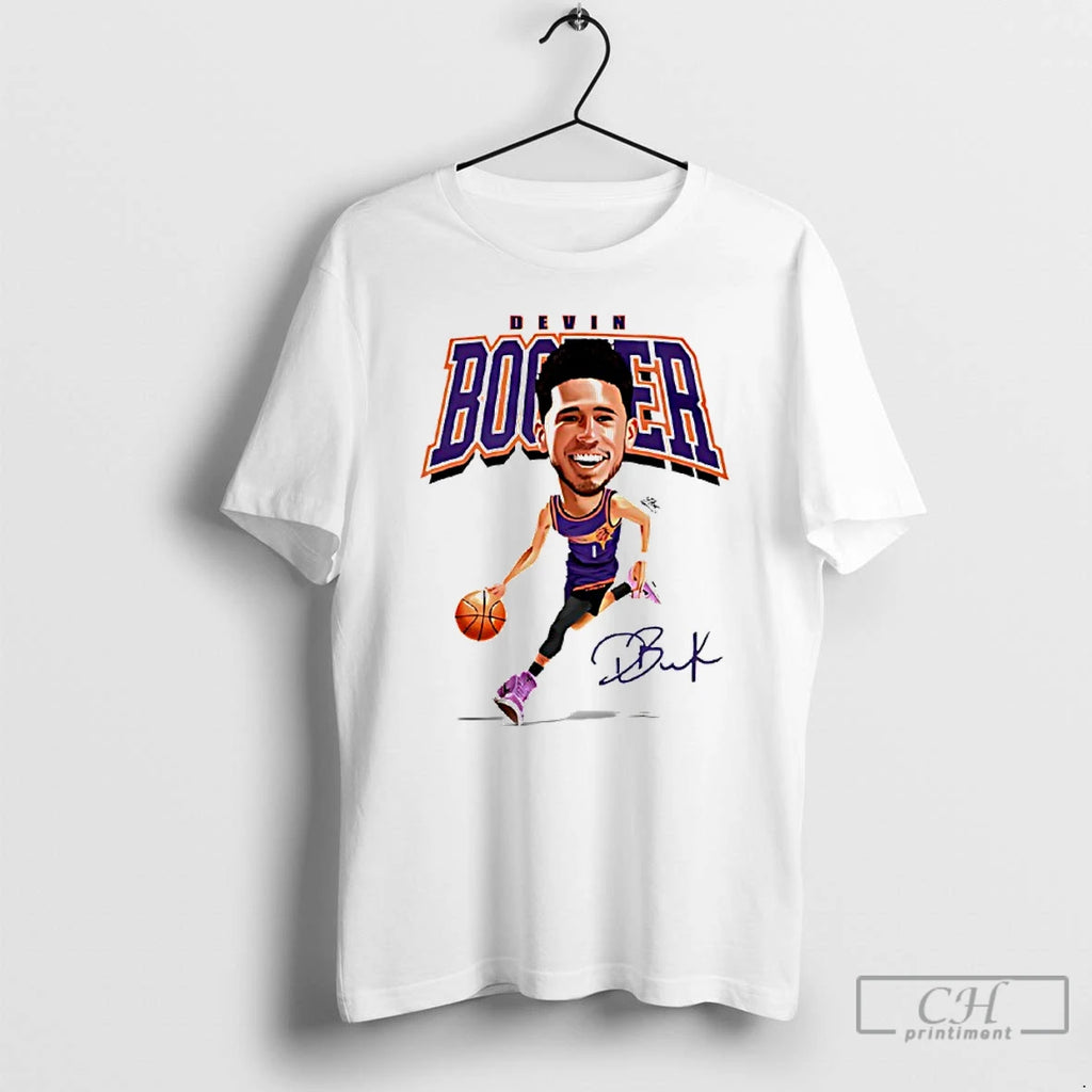 Classic D Book Devin Booker Phoenix Suns Signature Cartoon T Shirts