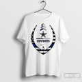 Classic Dallas Cowboys Police Law Enforcement Appreciation Day Logo T Shirts Hoodie Longsleeve