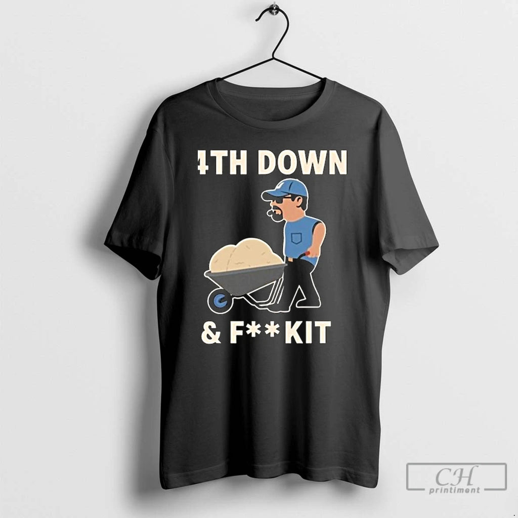 Classic Dan Campbell 4th Down And Fk It Long Sleve T Shirts Hoodie Longsleeve