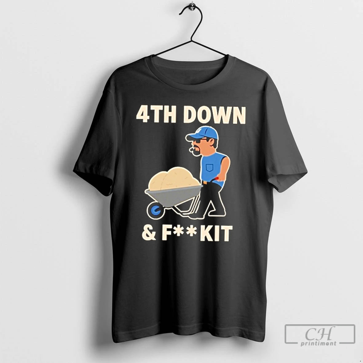 Classic Dan Campbell 4th Down And Fuck It T Shirts Hoodie Longsleeve