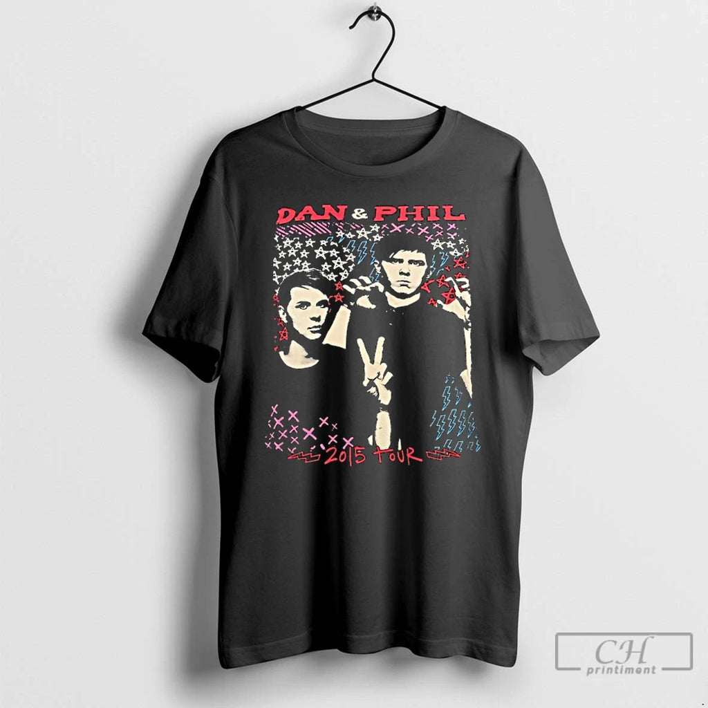 Classic Dan And Phil The Amazing Tour Is Not On Fire 2015 Tour T Shirts