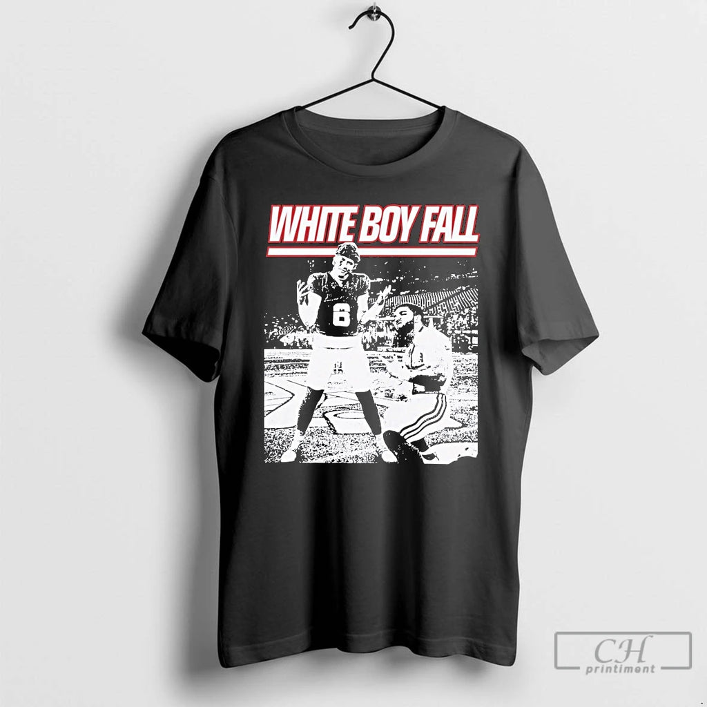 Classic Dart And Skattebo White Boy Fall T Shirts