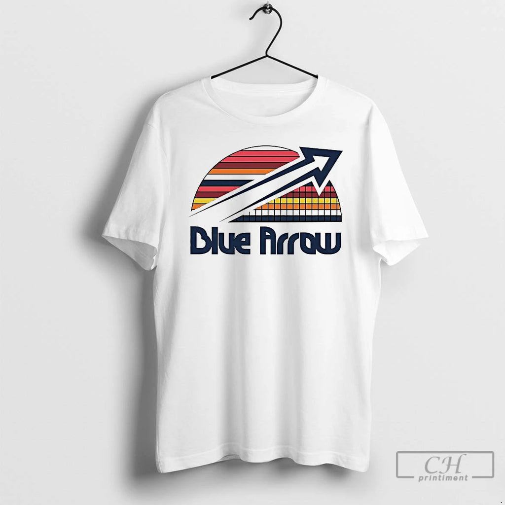 Classic Denver Blue Arrow Skyline T Shirts Hoodie Longsleeve