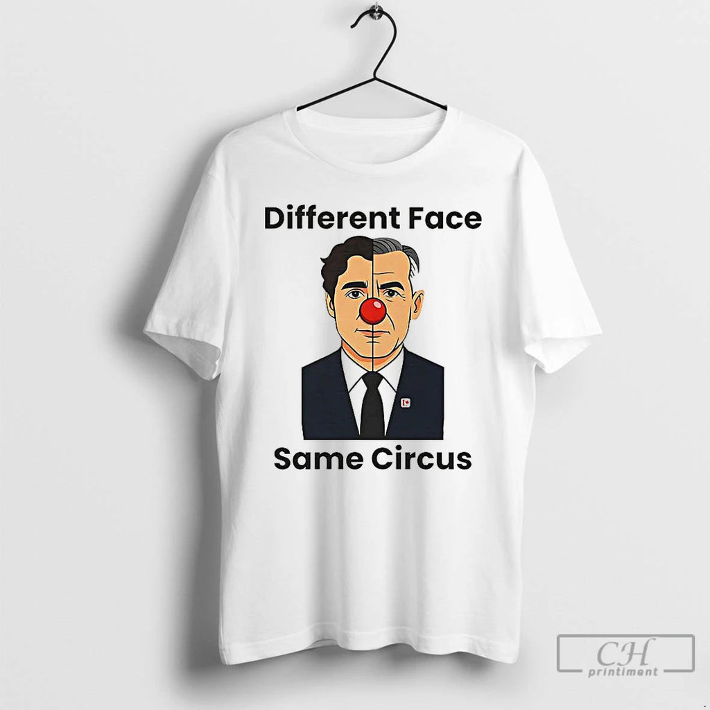 Classic Different Face Same Circus Caricature T Shirts Hoodie Longsleeve
