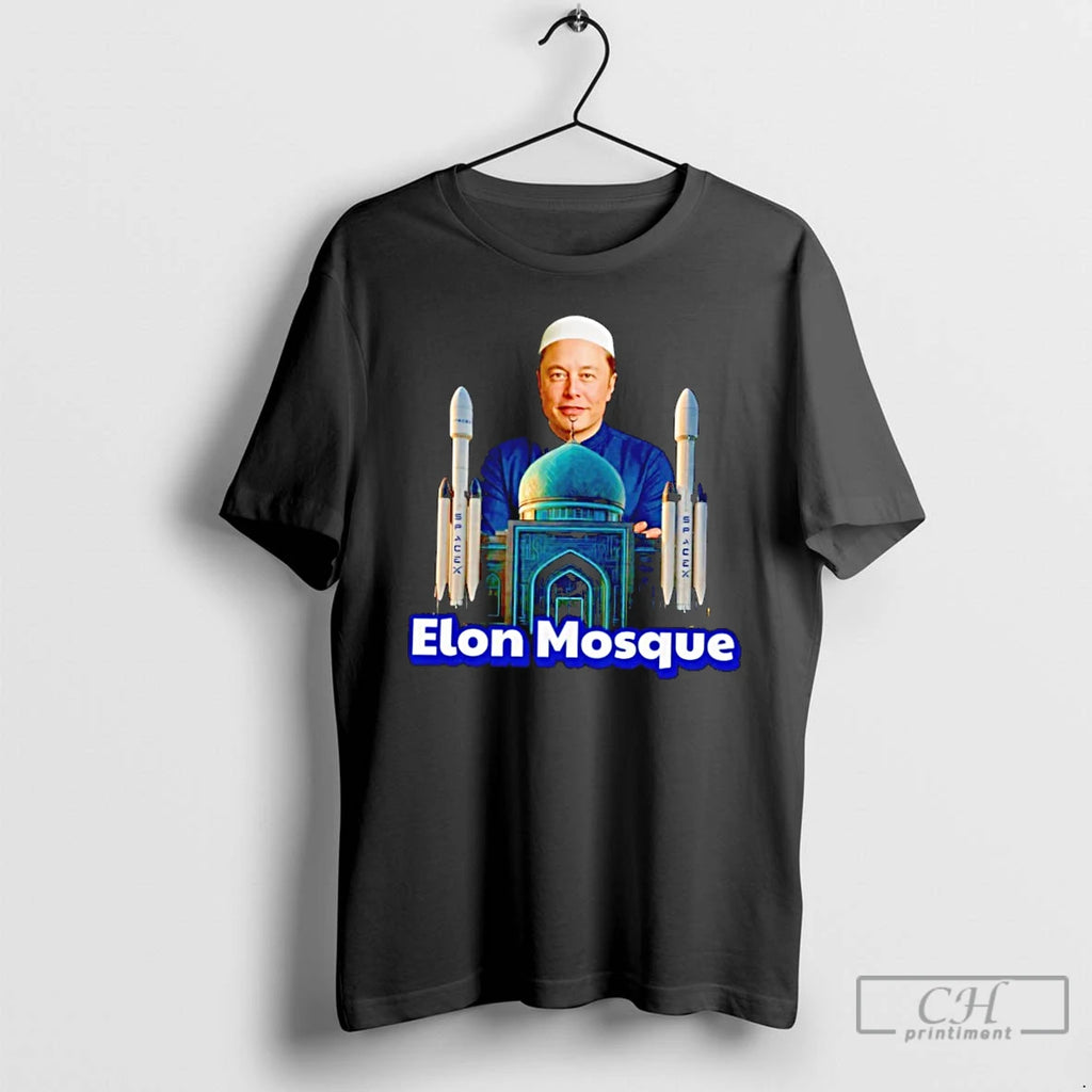 Classic Elon Mosque Elon Musk Spacex T Shirts Hoodie Longsleeve