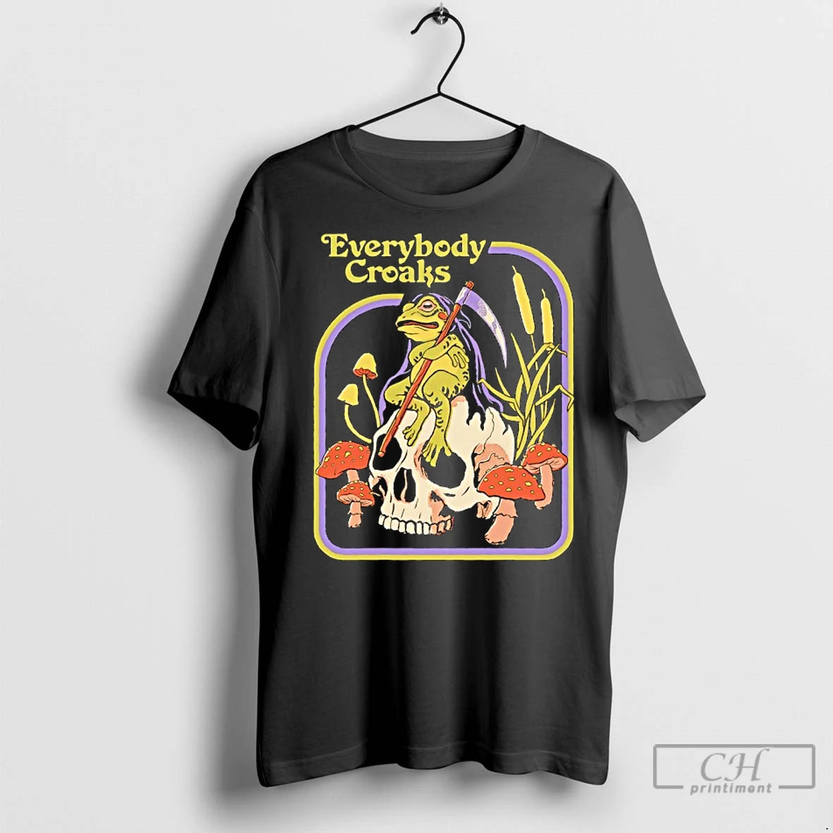 Classic Everybody Croaks Frog And Skull