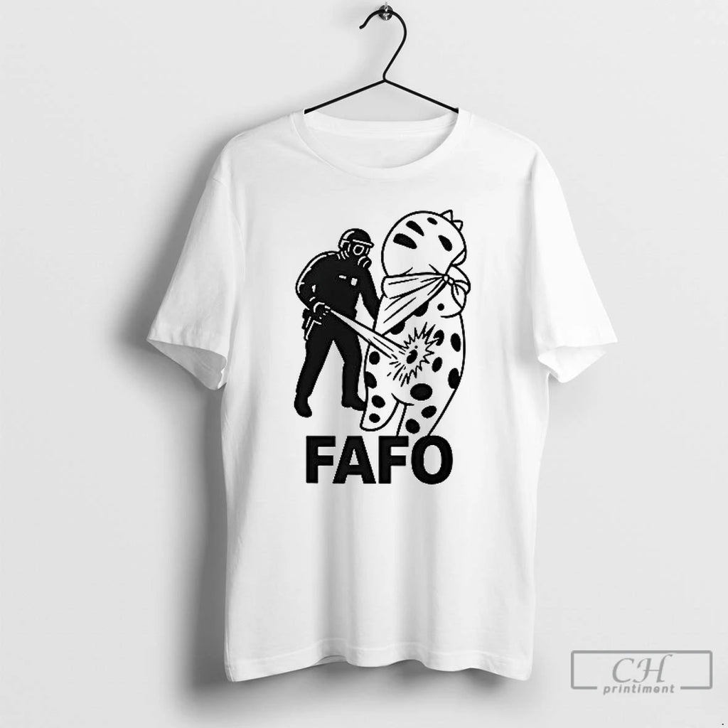 Classic Fafo A Police Officer In Riot Gear T Shirs Sweater