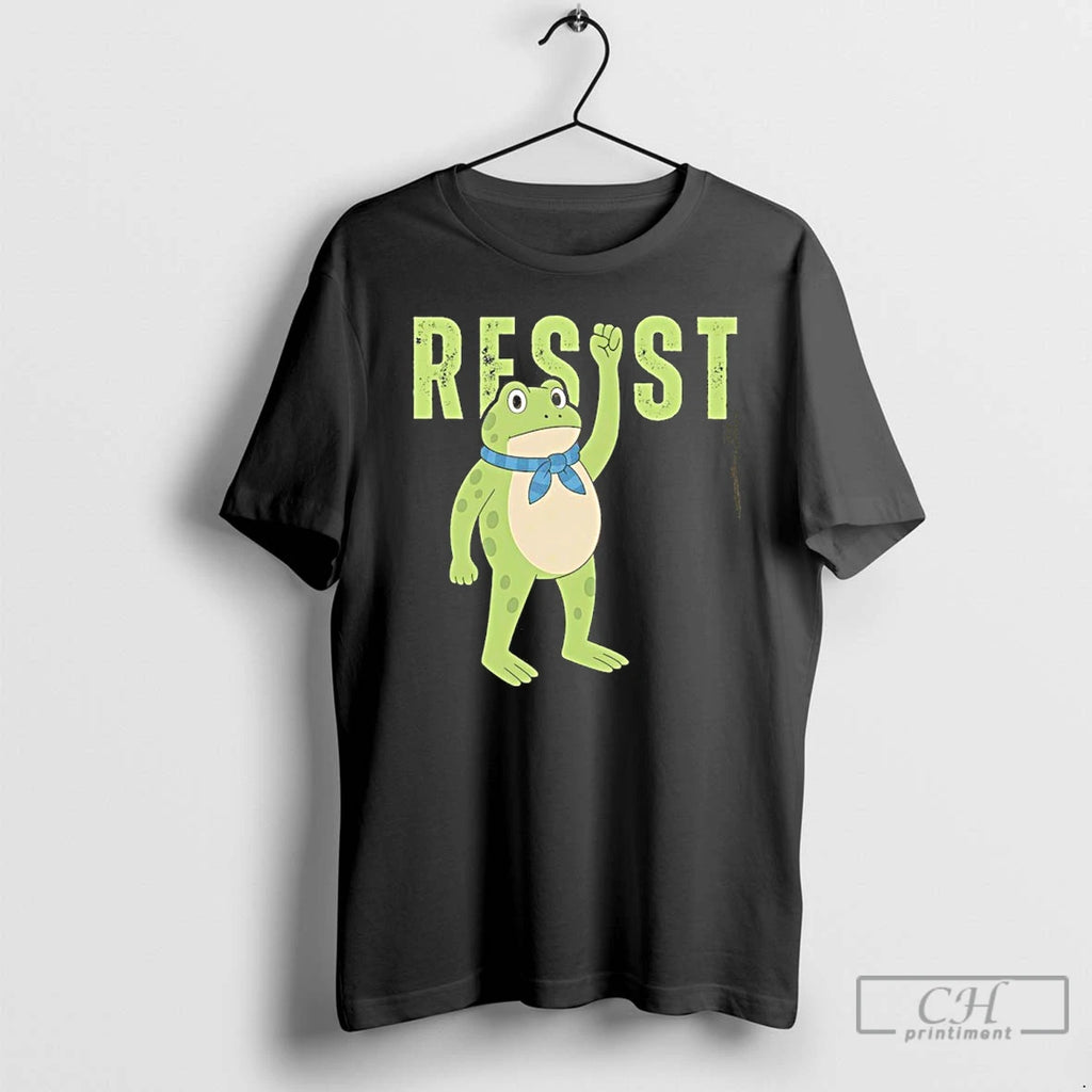 Classic Fight Portland Frog Protest Resist T Shirts
