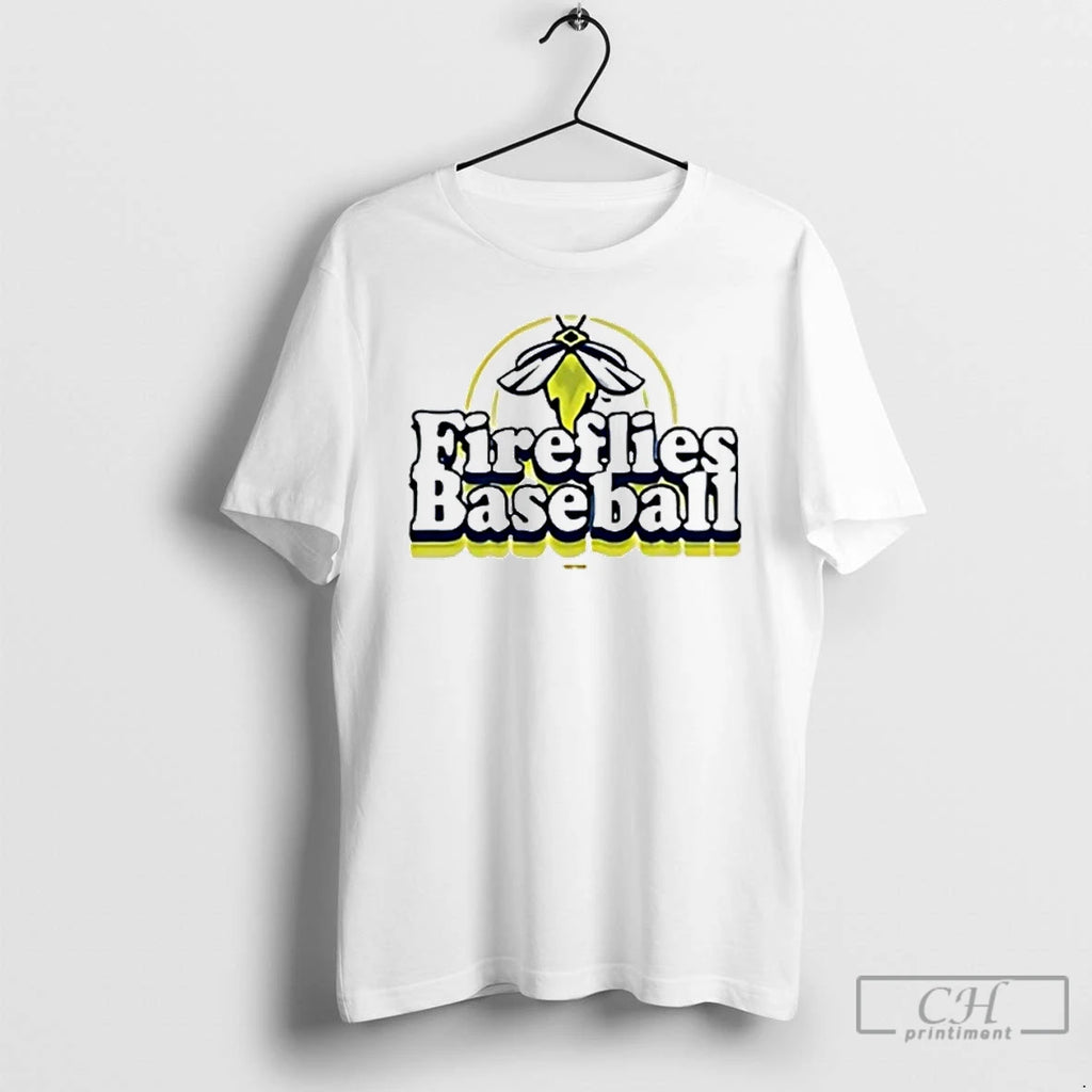 Classic Fireflies Baseball Columbia T Shirts