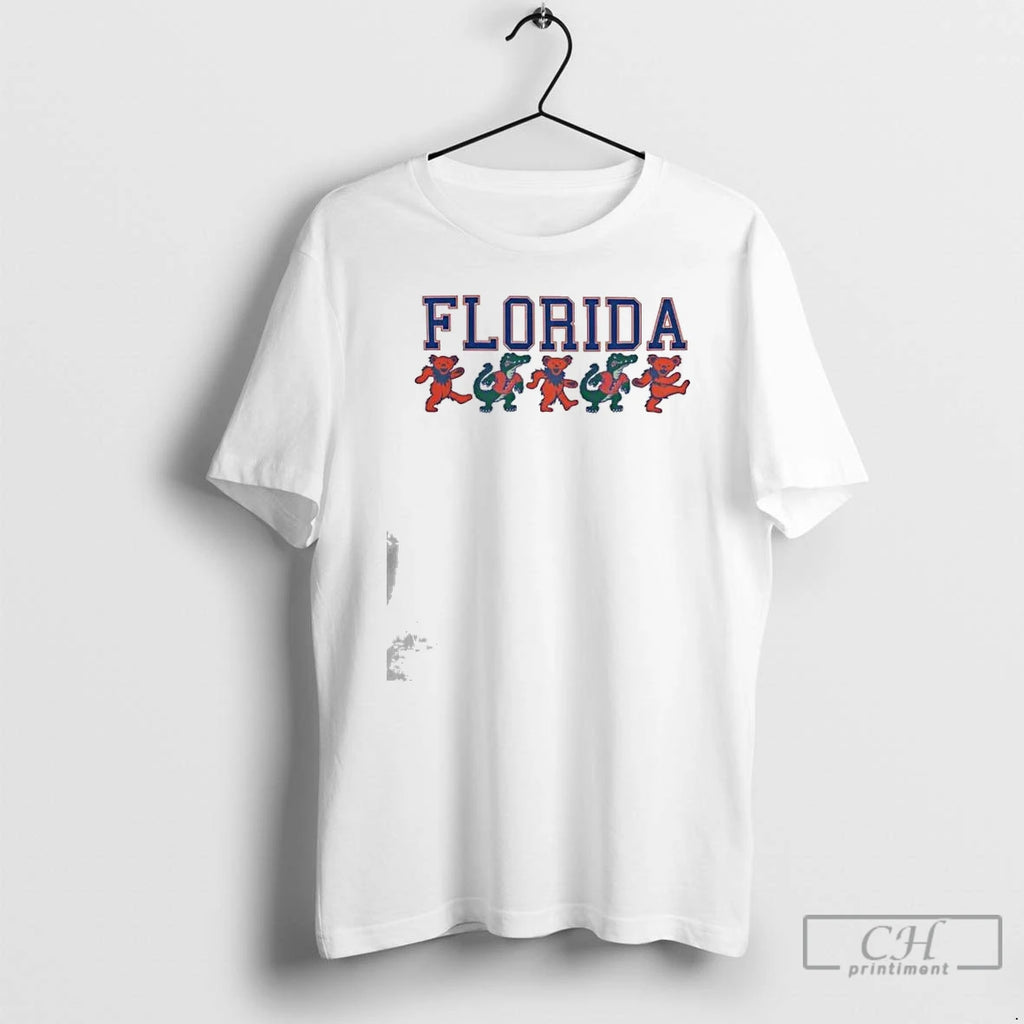 Classic Florida Gator X Grateful Dead Mascot Bears 2025 T Shirts
