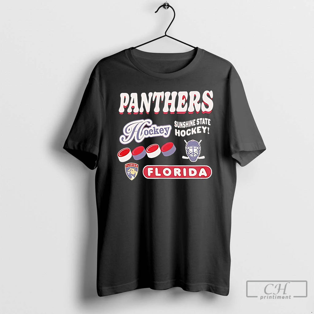 Classic Florida Panthers Sunshine State Hockey T Shirts Hoodie Longsleeve