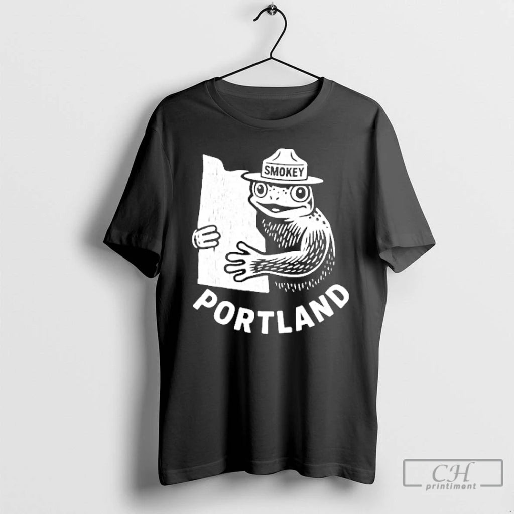 Classic Free Portland Frog Subtle Anti Ice T Shirts