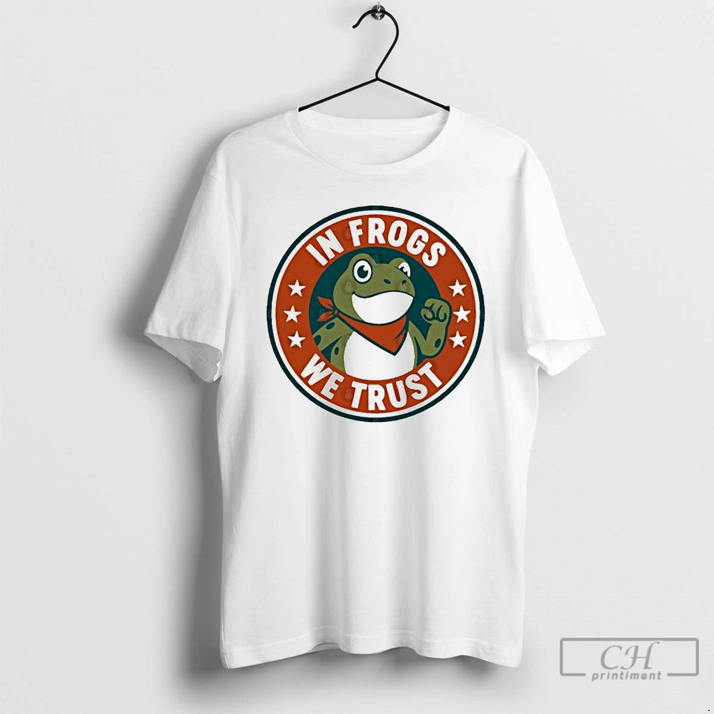 Classic Free Portland In Frogs We Trust T Shirts