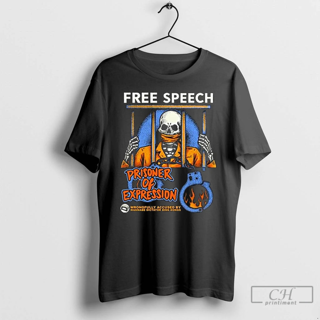 Classic Free Speech Prisoner Of Expression Long Sleve T Shirts Hoodie Longsleeve
