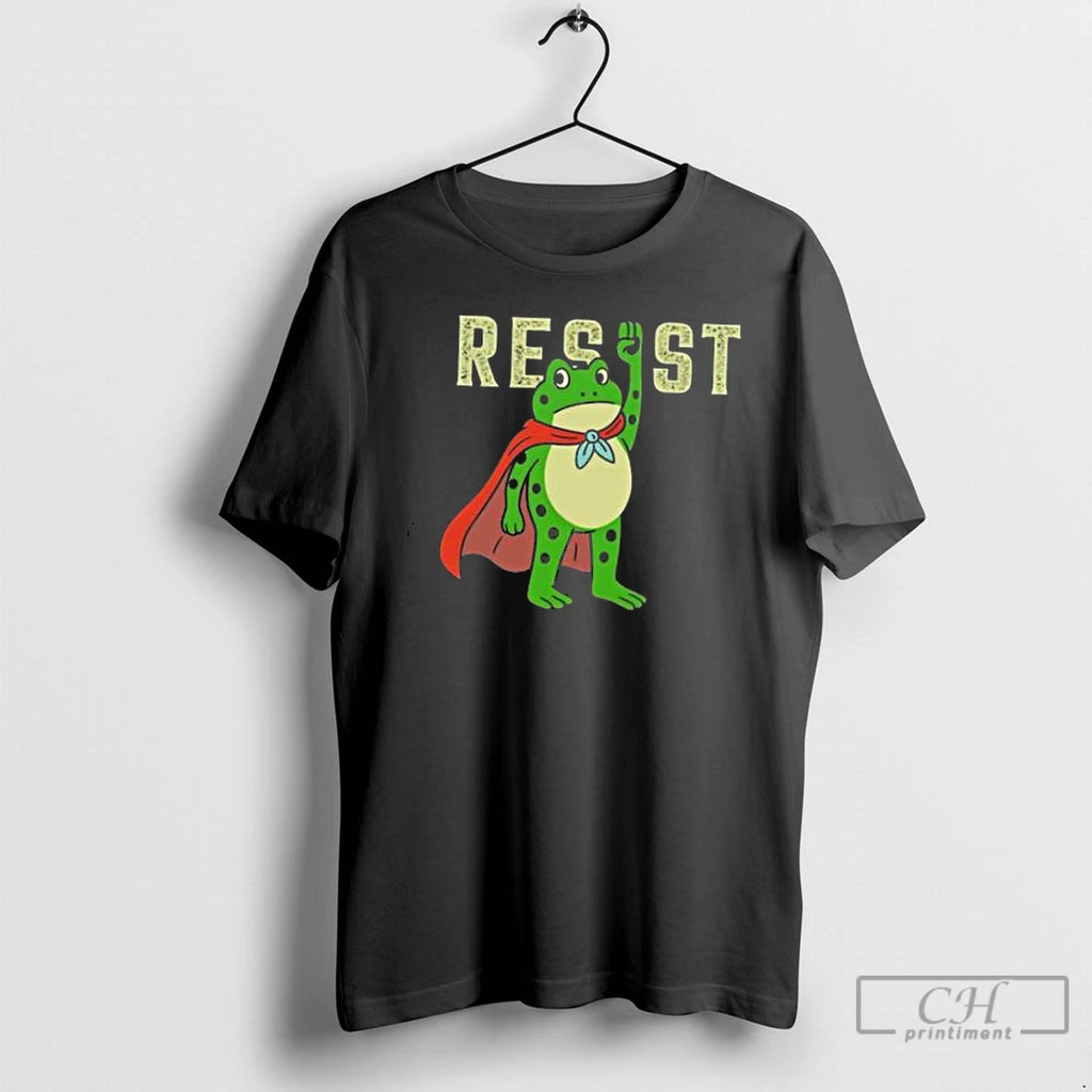 Classic Freedom Fighter Protest Portland Frog Resist Hero 2025 T Shirts