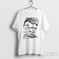 Classic Frida Kahlo Las Tres Fridas Faces Mens White Tee T Shirts